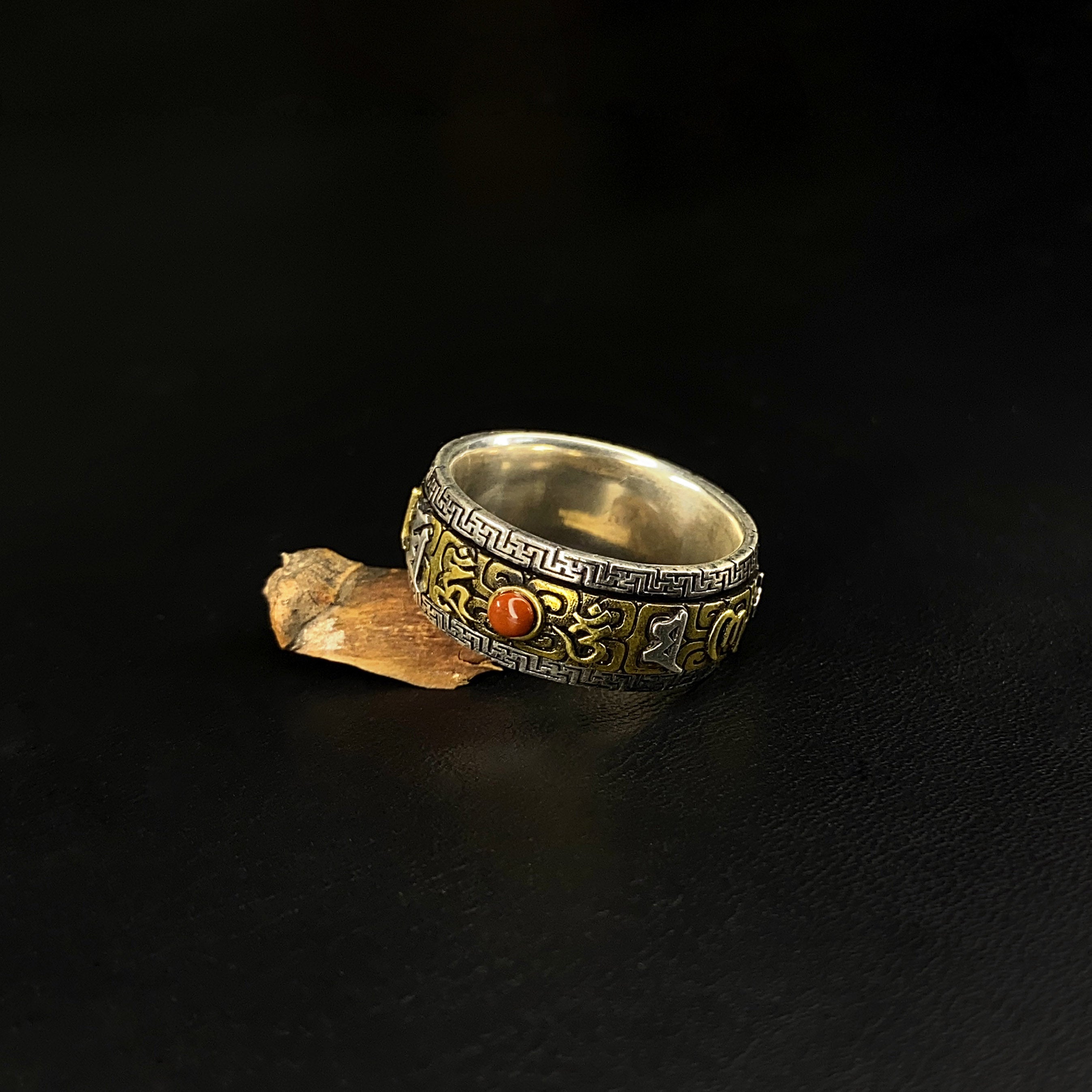 Spinning Mantra Ring