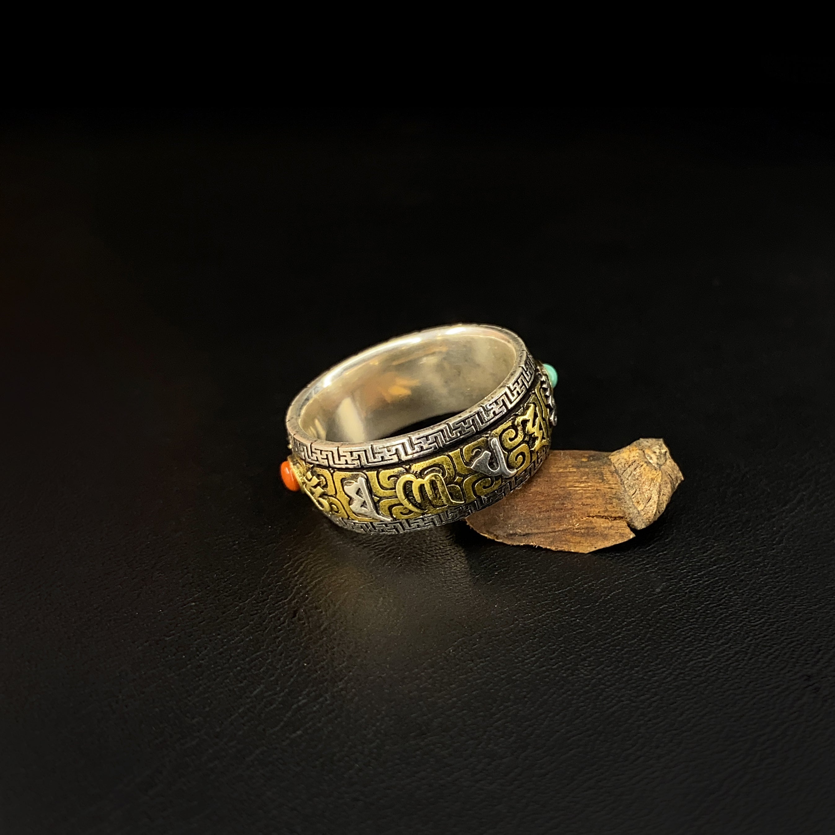 Spinning Mantra Ring