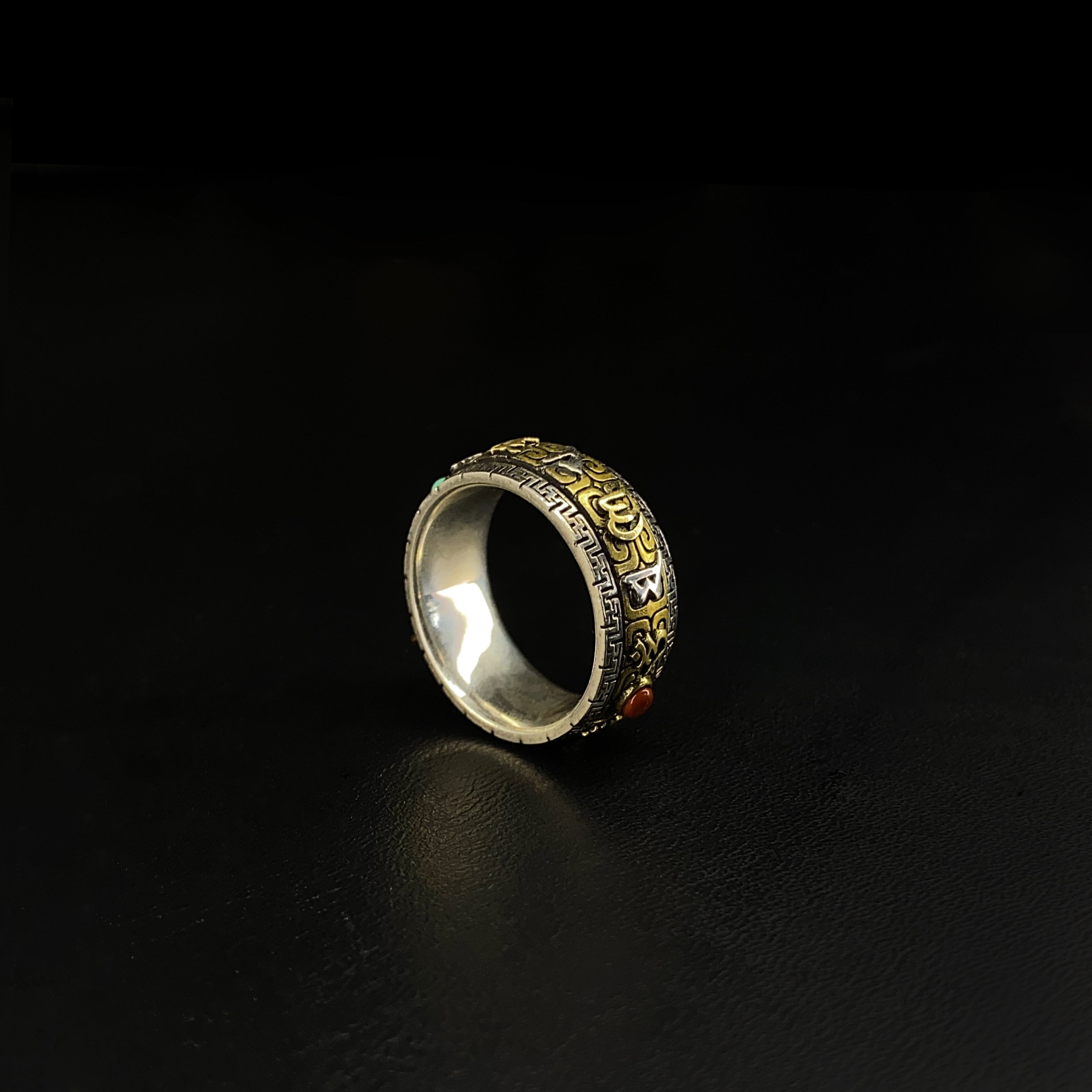 Spinning Mantra Ring