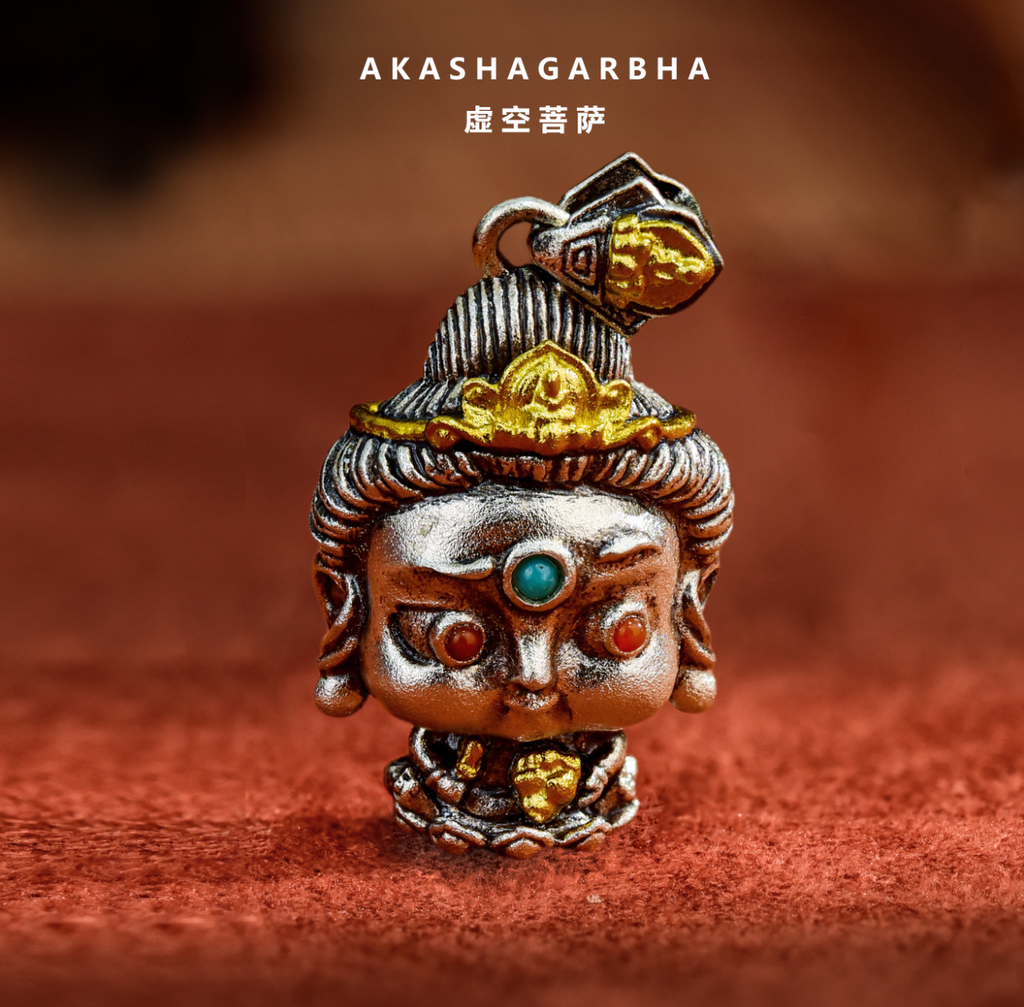 【Small】15 Mini Auspicious Buddha Pendants in Sterling Silver (Smaller Version of Our Bestsellers)