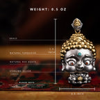 12#                   Entrepreneur's  Guardian ｜Hand-Carved Vairocana Buddha Pendant