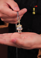 07#   Key to Abundance | Meticulously Handcrafted Yellow Jambhala Pendant