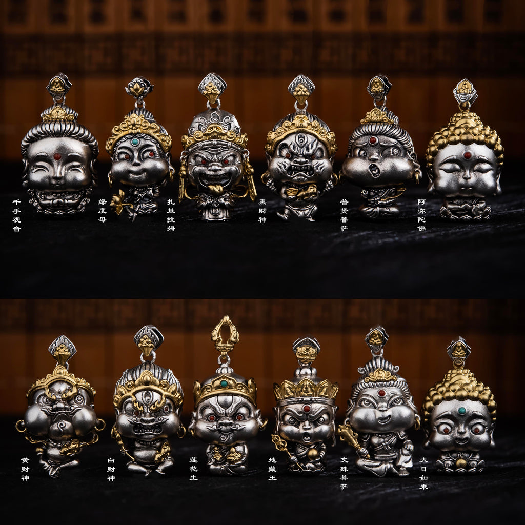 03#  Charm of Good Fortune | Playfully Handcrafted Goddess Zhagilamu Pendant