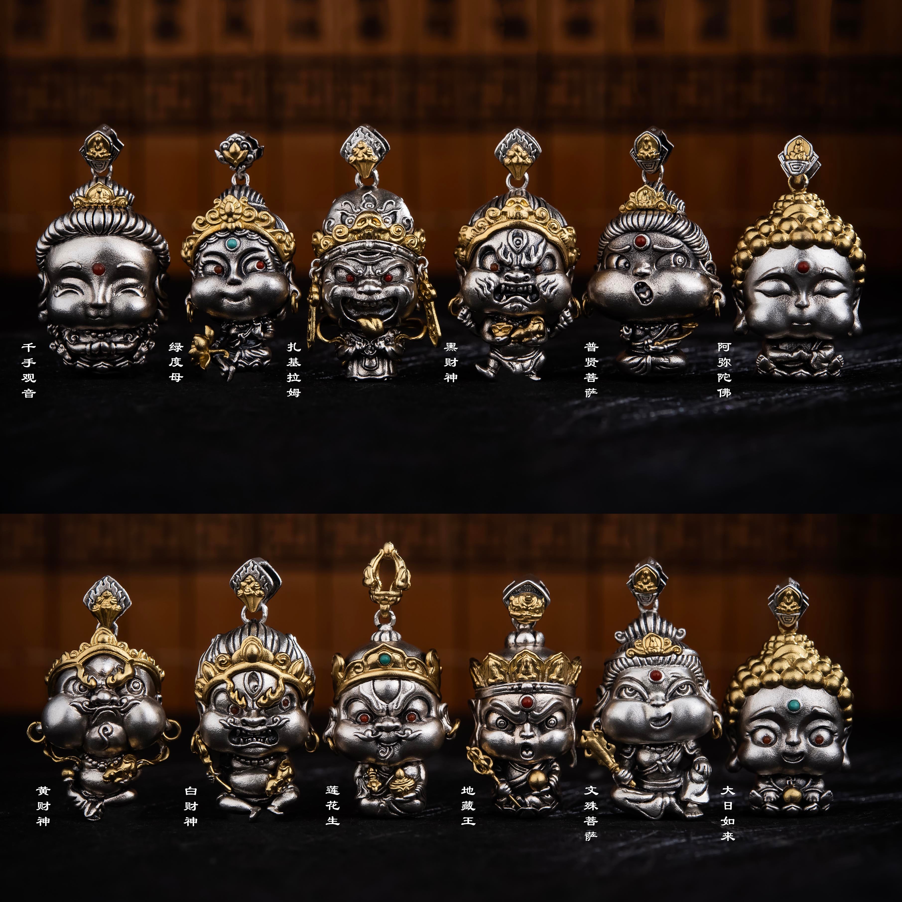 03#  Charm of Good Fortune | Playfully Handcrafted Goddess Zhagilamu Pendant