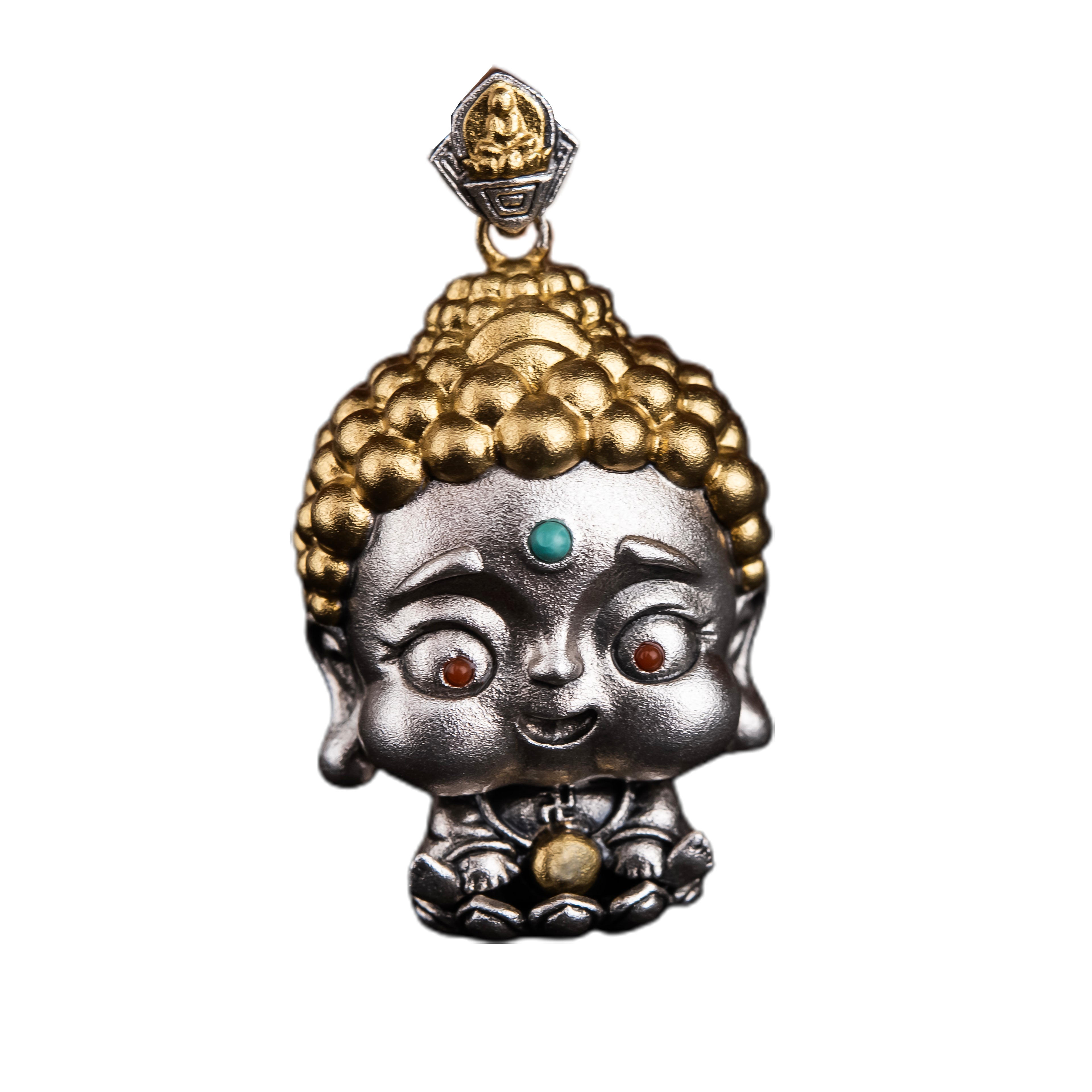 12#                   Entrepreneur's  Guardian ｜Hand-Carved Vairocana Buddha Pendant