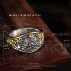 Tibetan Dzambhala Open-Ended Ring