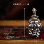 11#                    Muse of Creativity｜Hand-Carved Whimsical Manjushri Pendant