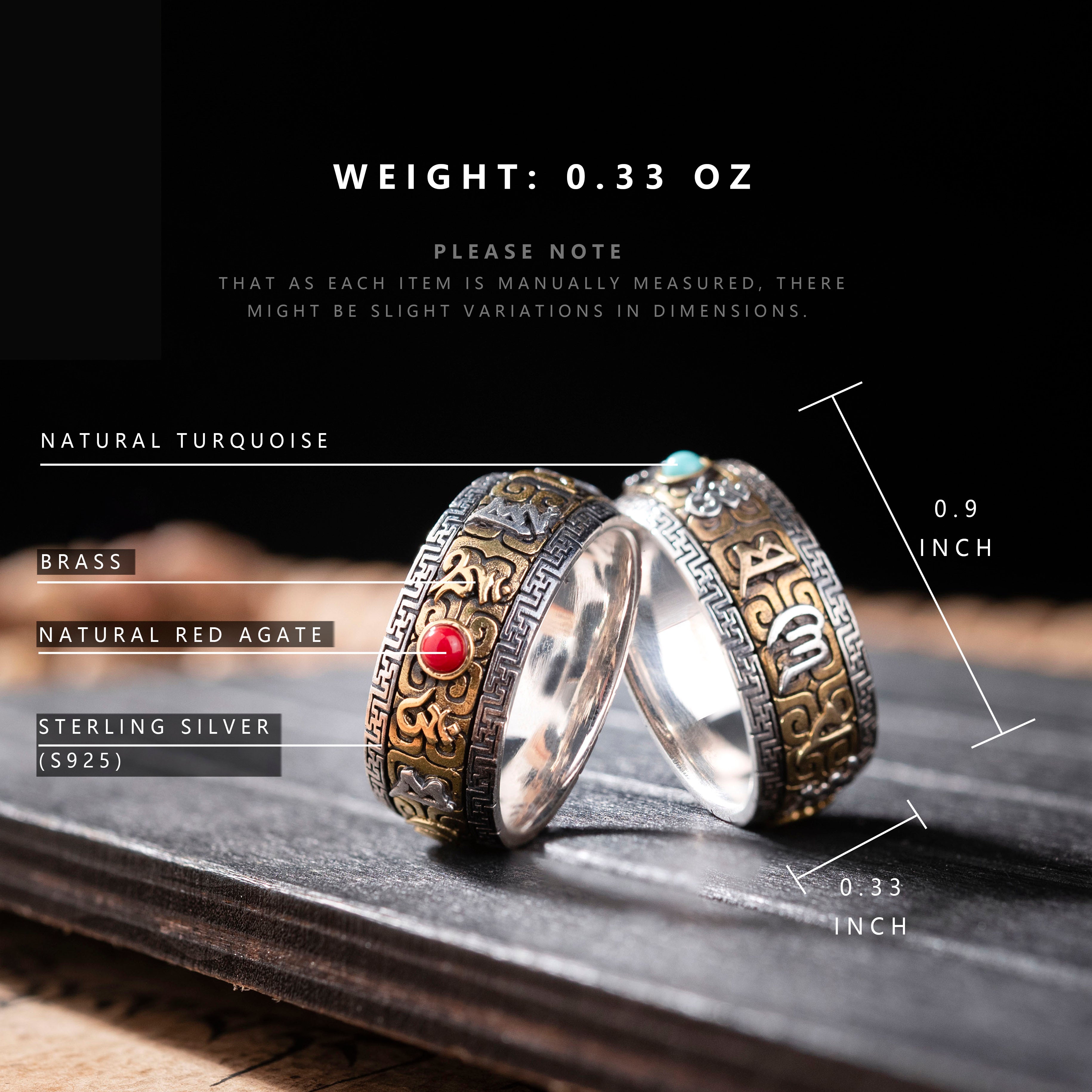 Spinning Mantra Ring