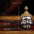 12#                   Entrepreneur's  Guardian ｜Hand-Carved Vairocana Buddha Pendant