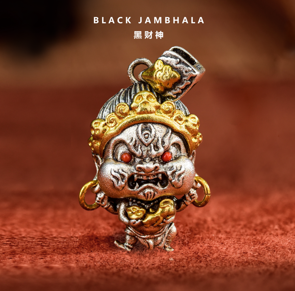 【Small】15 Mini Auspicious Buddha Pendants in Sterling Silver (Smaller Version of Our Bestsellers)