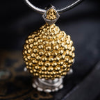 06#  Deep-Serenity | Tranquility Hand-Sculpted Amitabha Buddha Pendant