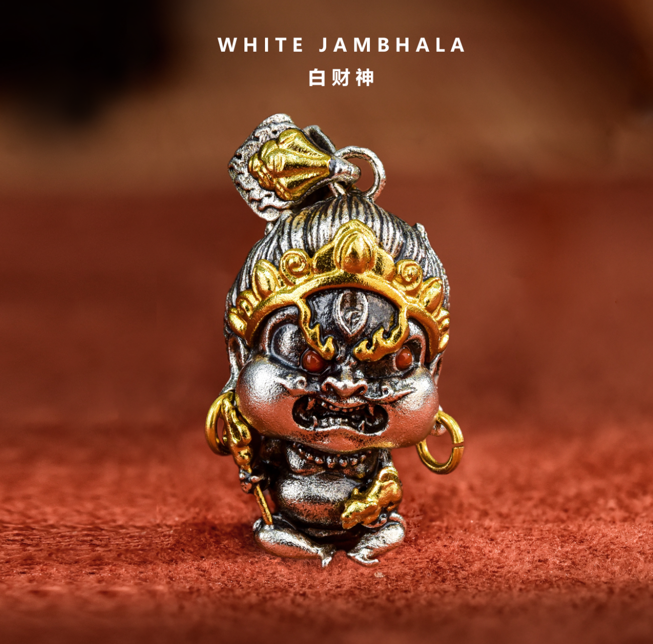 【Small】15 Mini Auspicious Buddha Pendants in Sterling Silver (Smaller Version of Our Bestsellers)