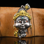 02#  Sanctuary of Calm | Hand-Sculpted Green Tara Pendant