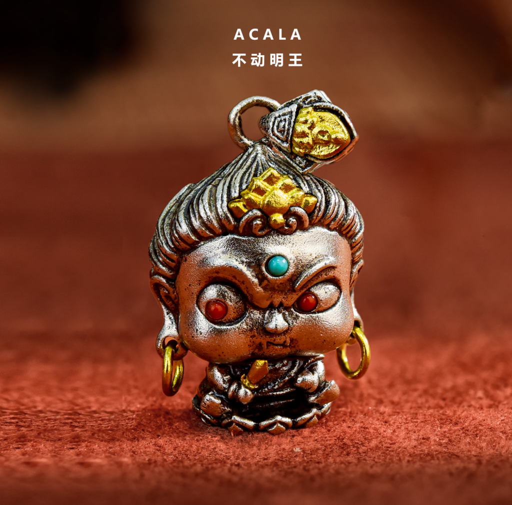 【Small】15 Mini Auspicious Buddha Pendants in Sterling Silver (Smaller Version of Our Bestsellers)