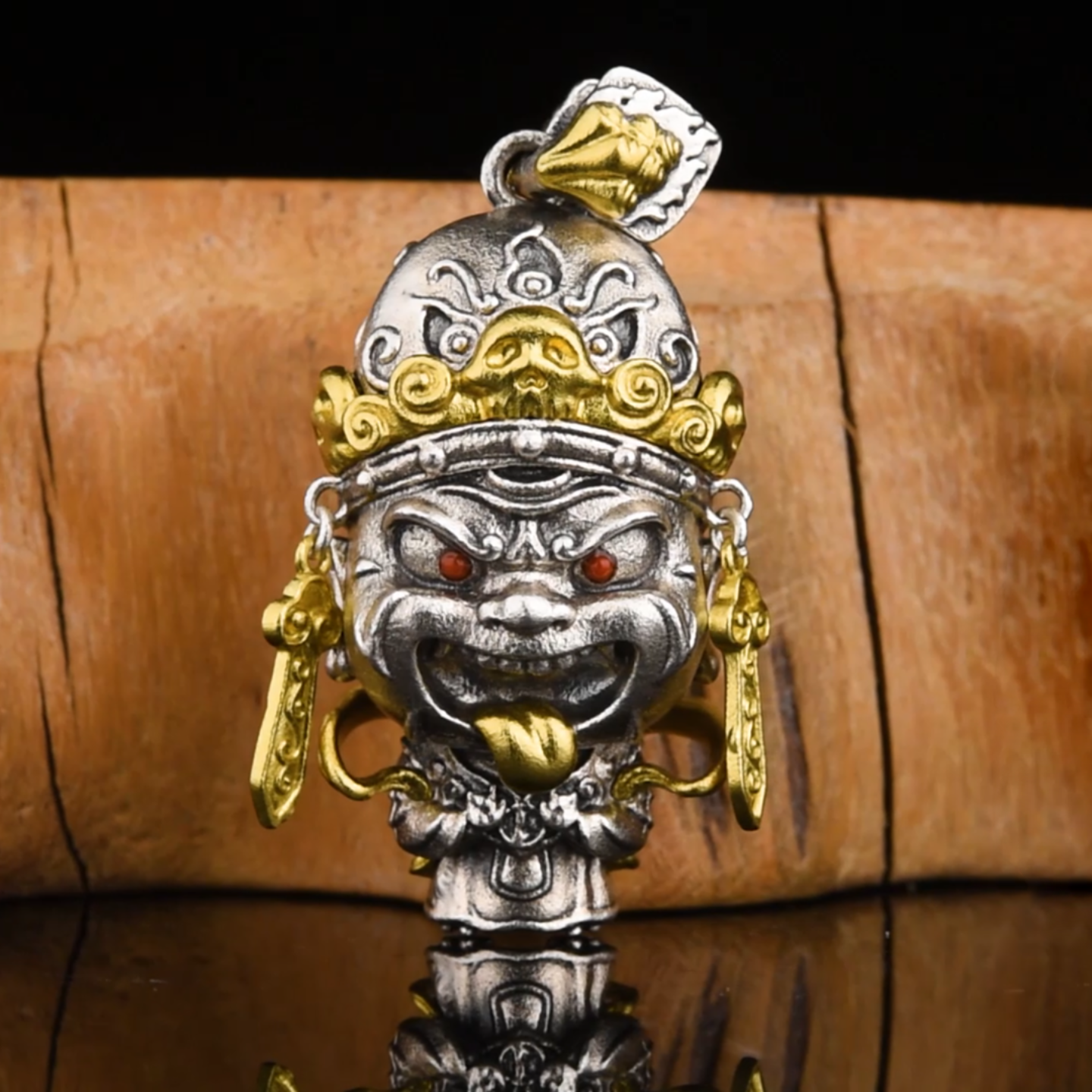 03#  Charm of Good Fortune | Playfully Handcrafted Goddess Zhagilamu Pendant