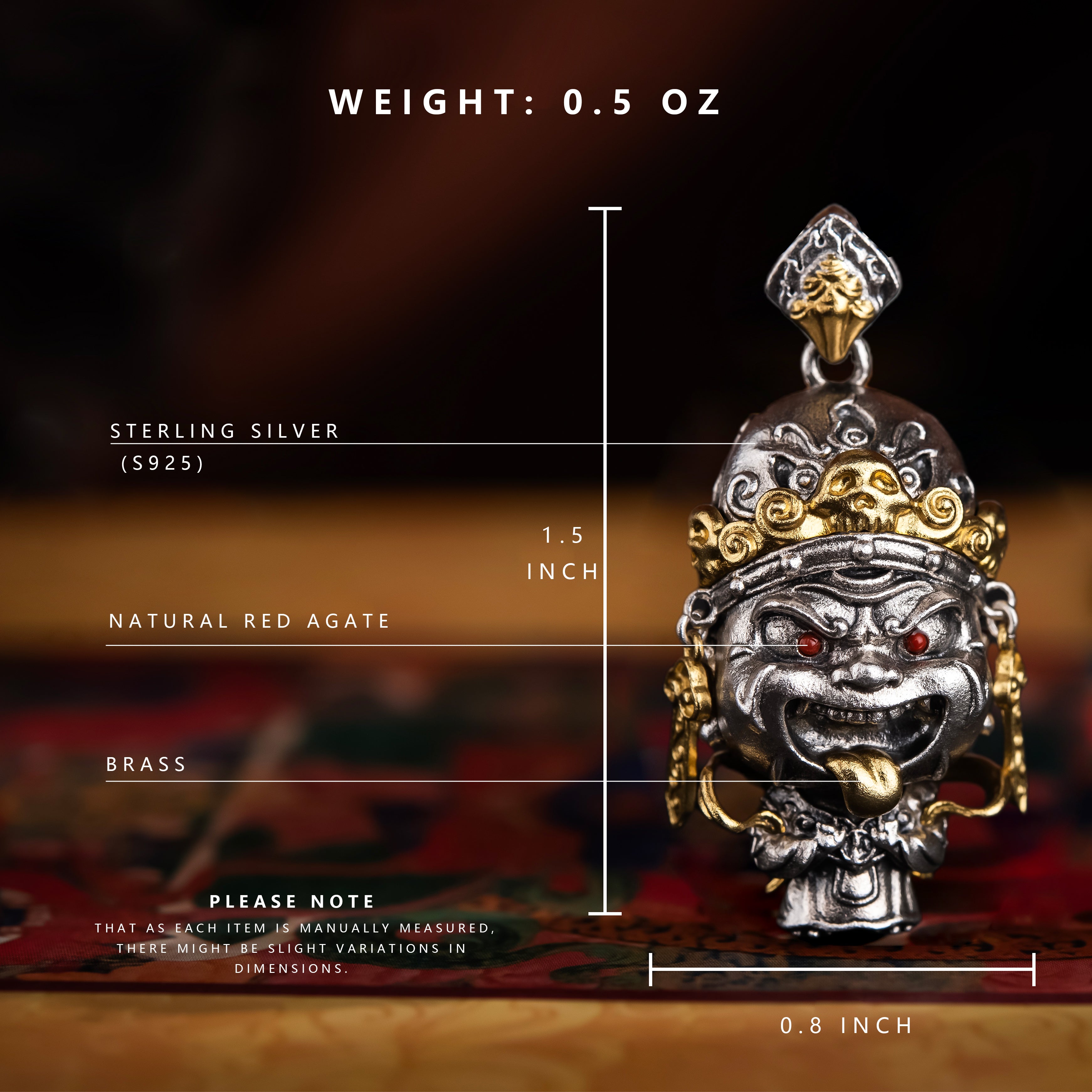 03#  Charm of Good Fortune | Playfully Handcrafted Goddess Zhagilamu Pendant