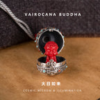 Multi-Treasure Vajra Pendant with Concealed Cinnabar Buddha