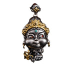 02#  Sanctuary of Calm | Hand-Sculpted Green Tara Pendant